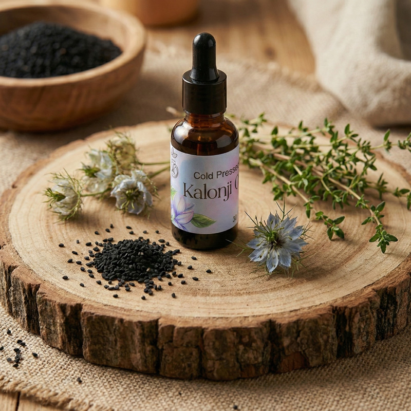 zenvio naturals organic herbal home made cold pressed kaloni oil